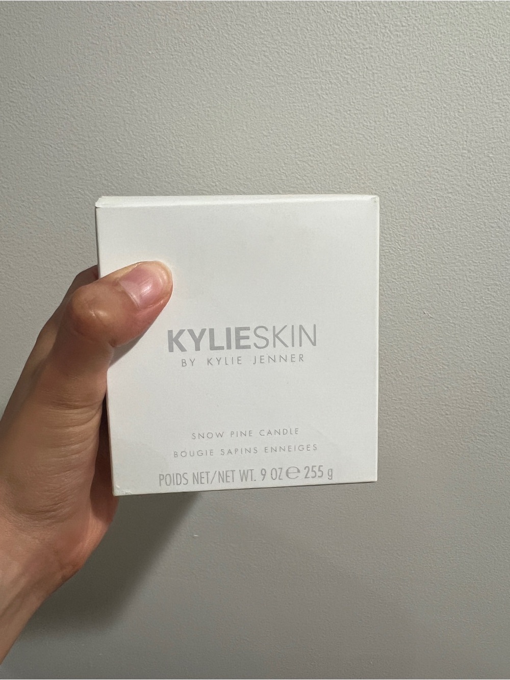 NIB Kylie Skin Snow Pine Candle